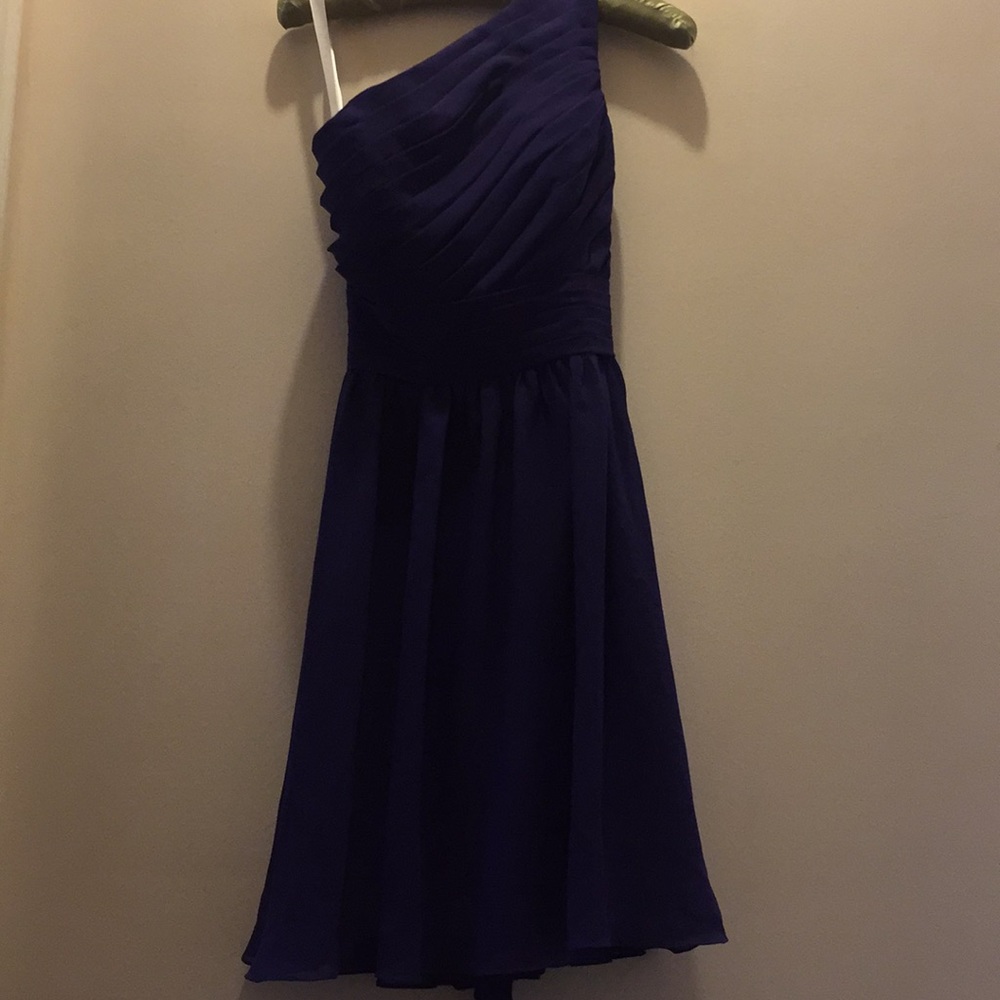 Purple custom dress